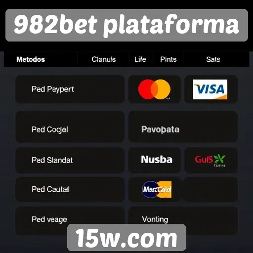 Explorando os métodos de pagamento do 982bet